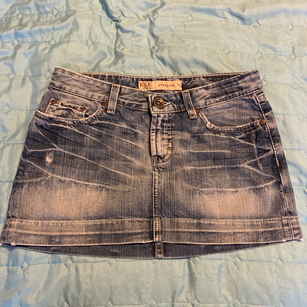 BKE Jean skirt medium wash 28